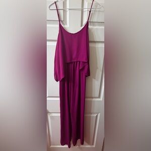 Elegant Purple Women's Jumpsuit Romper Forever 21 Size Medium